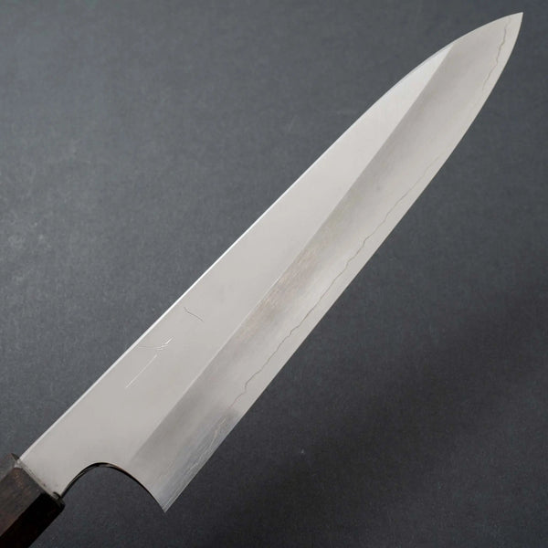 Hitohira Kikuchiyo Rikichi Silver #3 Migaki Gyuto 210mm Tagayasan Handle - Tetogi