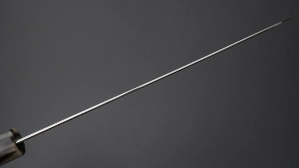 Hitohira Kikuchiyo Rou Silver #3 Fully Mirror Polished Gyuto 210mm Ebony Handle - Tetogi