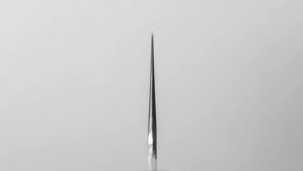 Hitohira Kikuchiyo Rou Silver #3 Mirror Polished Gyuto 240mm Ebony Handle - Tetogi