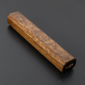 Hitohira KMT Lacquered Mono Oak Handle Dark (Gyuto) - Tetogi