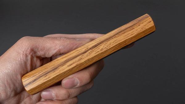 Hitohira KMT Lacquered Mono Oak Handle Natural (Gyuto) - Tetogi
