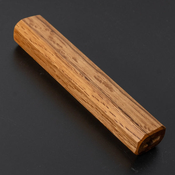 Hitohira KMT Lacquered Mono Oak Handle Natural (Santoku) - Tetogi
