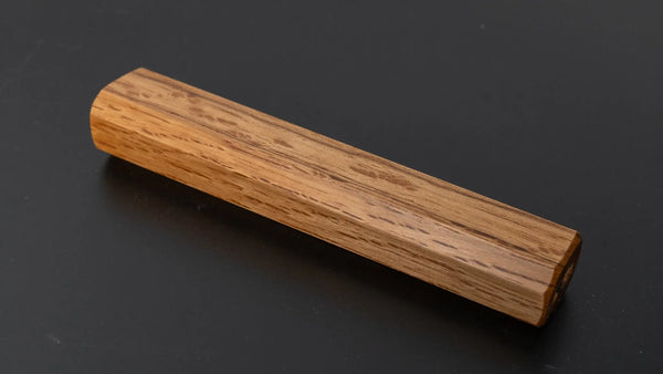 Hitohira KMT Lacquered Mono Oak Handle Natural (Santoku) - Tetogi