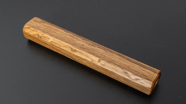 Hitohira KMT Lacquered Mono Oak Handle Natural (Sujihiki) - Tetogi