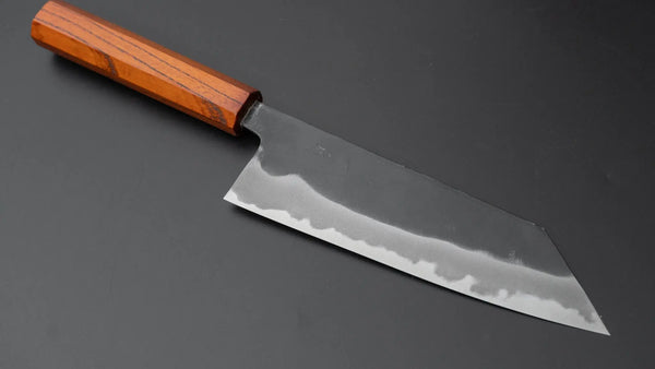 Hitohira MS Kurouchi White #2 Bunka 170mm Keyaki Zelkova Handle (Lacquered) - Tetogi