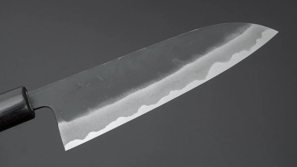 Hitohira MS Kurouchi White #2 Santoku 165mm Rosewood Handle - Tetogi