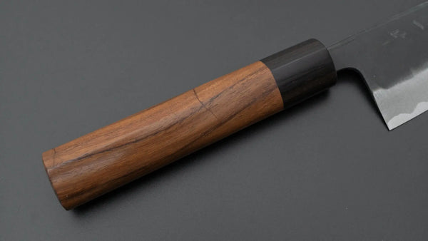 Hitohira MS Kurouchi White #2 Santoku 165mm Rosewood Handle - Tetogi
