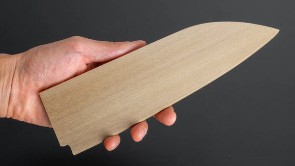 Hitohira Mumei Ho Wood Saya Santoku 180mm - Tetogi