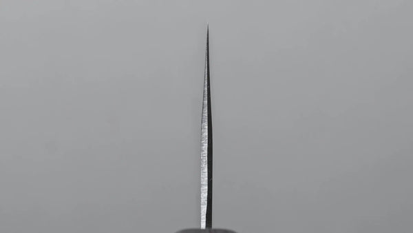 Hitohira NM Tsuchime Gyuto 180mm Walnut Handle (Ziricote Ferrule) - Tetogi