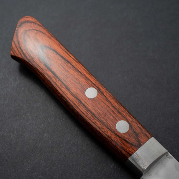 Hitohira NM Tsuchime Santoku Imitation Mahogany Handle - Tetogi