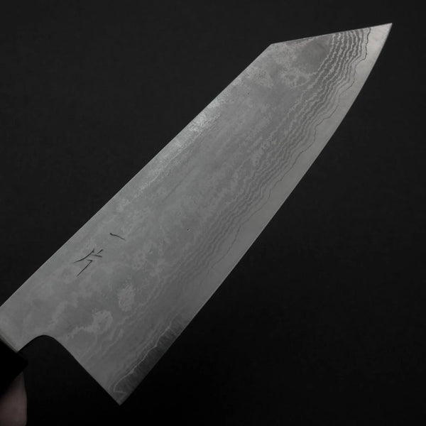 Hitohira Setsu Forged VG10 Damascus Bunka 170mm Rosewood handle - Tetogi