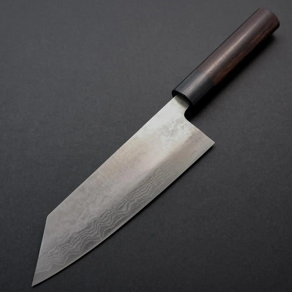 Hitohira Setsu Forged VG10 Damascus Bunka 170mm Rosewood handle - Tetogi