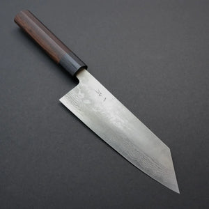 Hitohira Setsu Forged VG10 Damascus Bunka 170mm Rosewood handle - Tetogi