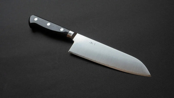 Hitohira T10 Migaki Santoku 170mm Pakka Handle - Tetogi