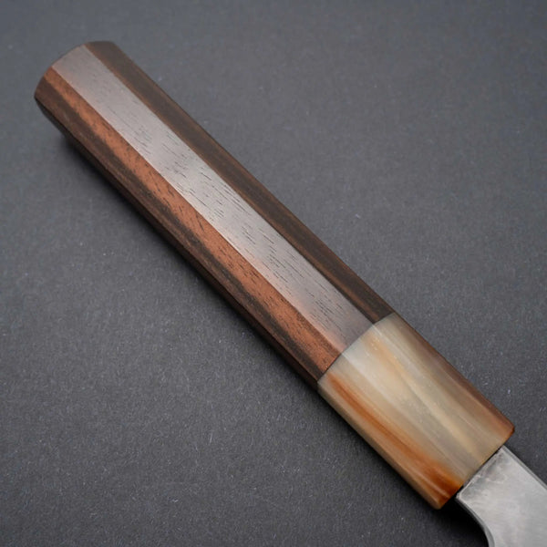 Hitohira Tanaka Kyuzo Blue #1 Damascus Gyuto 240mm Taihei Makassar Ebony Handle - Tetogi