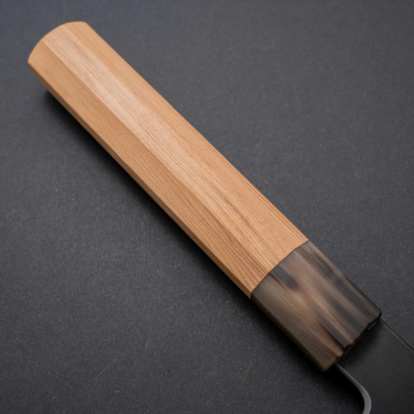 Hitohira Tanaka Kyuzo Blue #1 Kurouchi Gyuto 240mm Yakusugi Cedar Handle (Extra Height) - Tetogi