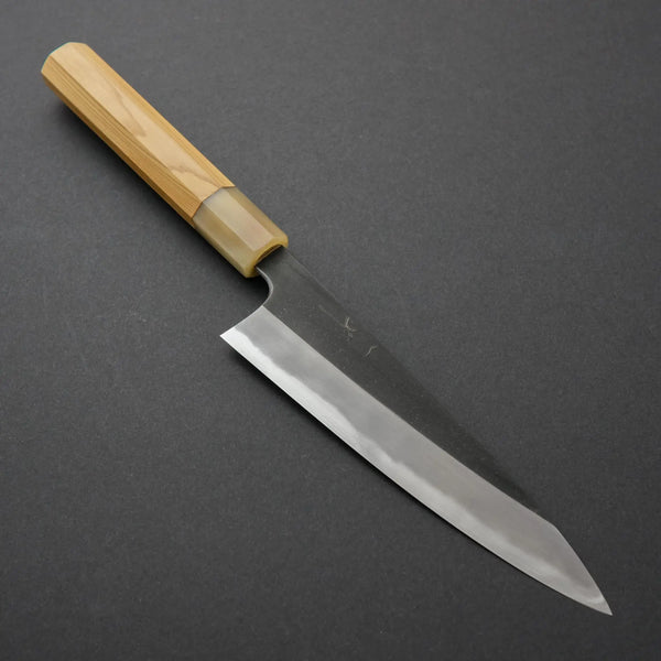 Hitohira Tanaka Kyuzo Blue #1 Kurouchi Petty 165mm Yakusugi Cedar Handle - Tetogi