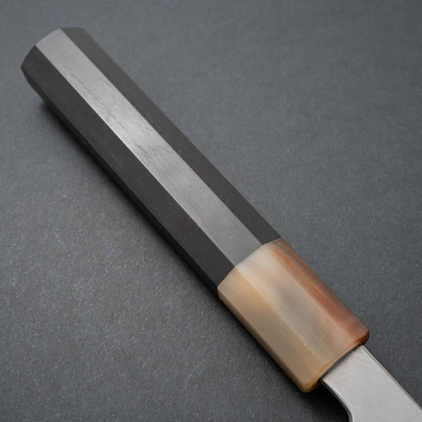 Hitohira Tanaka Kyuzo Blue #1 Migaki Gyuto 210mm Taihei Ebony Handle - Tetogi
