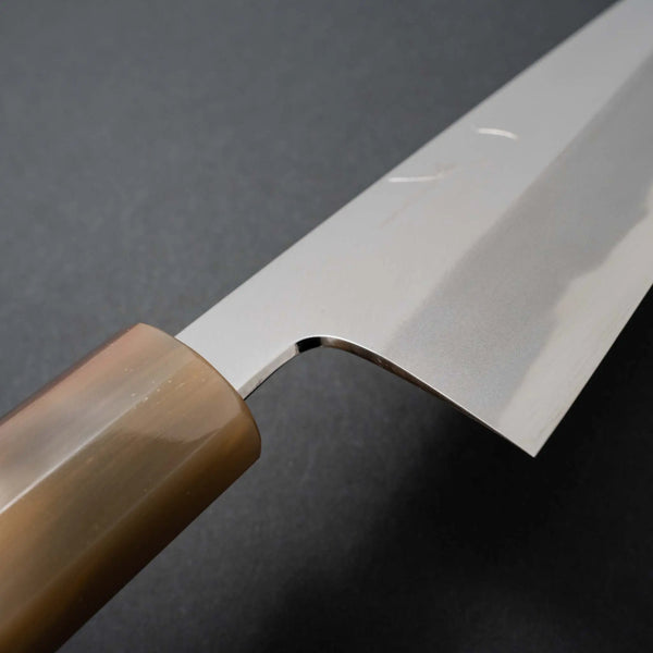 Hitohira Tanaka Kyuzo Blue #1 Migaki Gyuto 210mm Taihei Ebony Handle - Tetogi