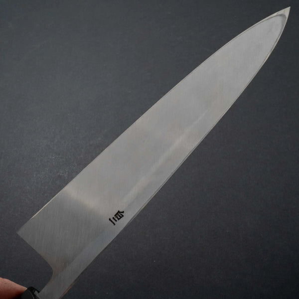 Hitohira Tanaka Manzo White #2 Mioroshi Deba 240mm Ebony Handle (Saya) - Tetogi