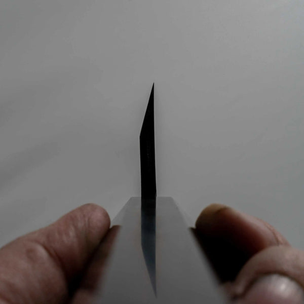 Hitohira Tanaka Manzo White #2 Mioroshi Deba 240mm Ebony Handle (Saya) - Tetogi