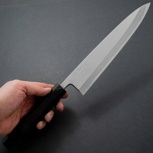 Hitohira Tanaka Manzo White #2 Mioroshi Deba 240mm Ebony Handle (Saya) - Tetogi