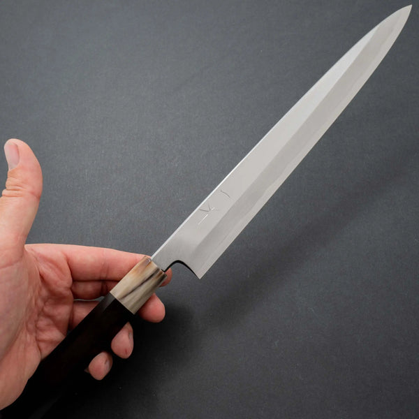 Hitohira Tanaka Mosuke Blue #1 Yanagiba 270mm Ebony Handle (Saya) - Tetogi