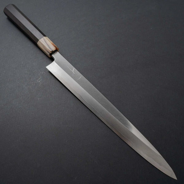 Hitohira Tanaka Mosuke Blue #1 Yanagiba 270mm Ebony Handle (Saya) - Tetogi