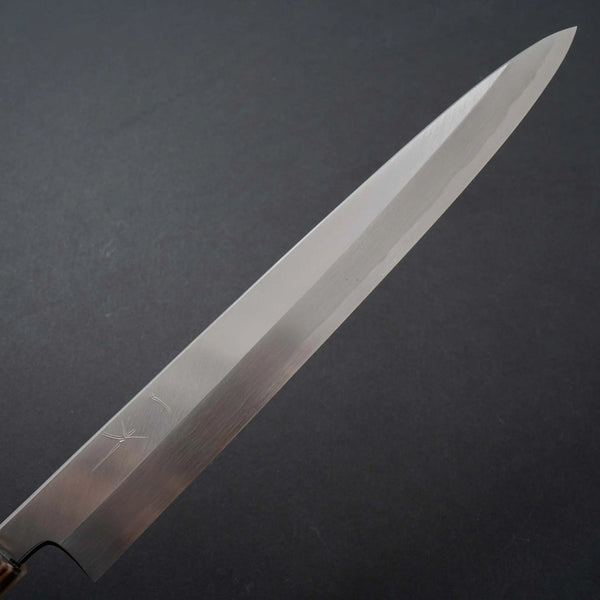 Hitohira Tanaka Mosuke Blue #1 Yanagiba 270mm Ebony Handle (Saya) - Tetogi