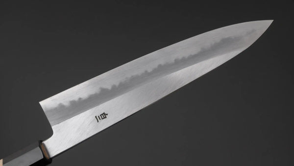 Hitohira Tanaka Ren White #2 Gyuto 210mm Ho Wood Handle - Tetogi