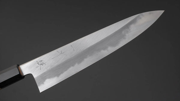 Hitohira Tanaka Ren White #2 Gyuto 210mm Ho Wood Handle - Tetogi