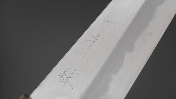 Hitohira Tanaka Ren White #2 Gyuto 240mm Ho Wood Handle - Tetogi