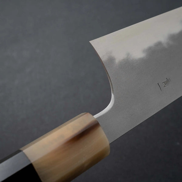 Hitohira Tanaka Yohei Blue #1 Kasumi Gyuto 210mm Ebony Handle - Tetogi