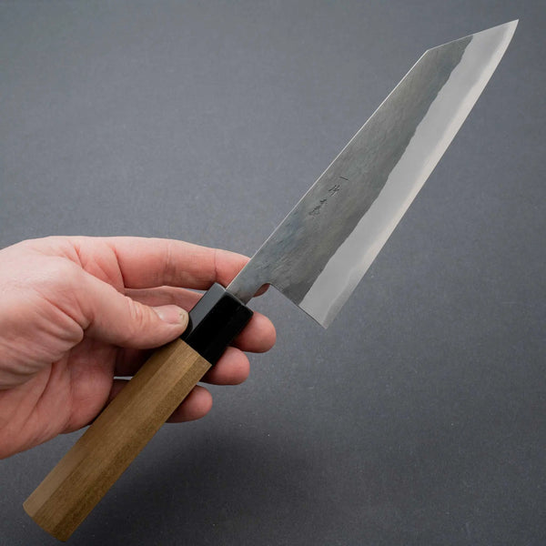 Hitohira TD Blue #2 Stainless Clad Kurouchi Bunka 170mm Ho Wood Handle - Tetogi