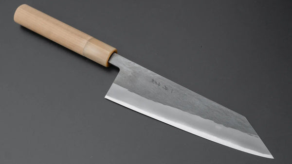Hitohira TD Blue #2 Stainless Clad Kurouchi Bunka 170mm Ho Wood Handle (D-Shape) - Tetogi