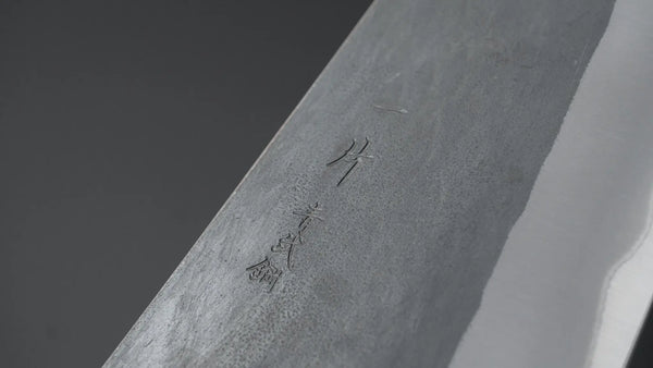 Hitohira TD Blue #2 Stainless Clad Kurouchi Bunka 170mm Wenge Handle - Tetogi