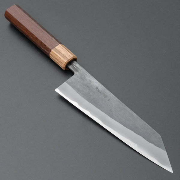 Hitohira TD Blue #2 Stainless Clad Kurouchi Bunka 170mm Wenge Handle - Tetogi