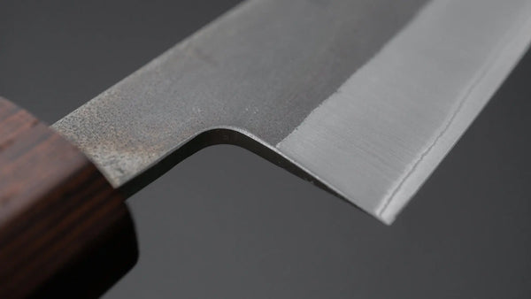 Hitohira TD Blue #2 Stainless Clad Kurouchi Gyuto 165mm Padauk Handle - Tetogi