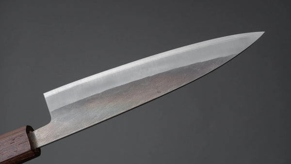 Hitohira TD Blue #2 Stainless Clad Kurouchi Gyuto 165mm Padauk Handle - Tetogi