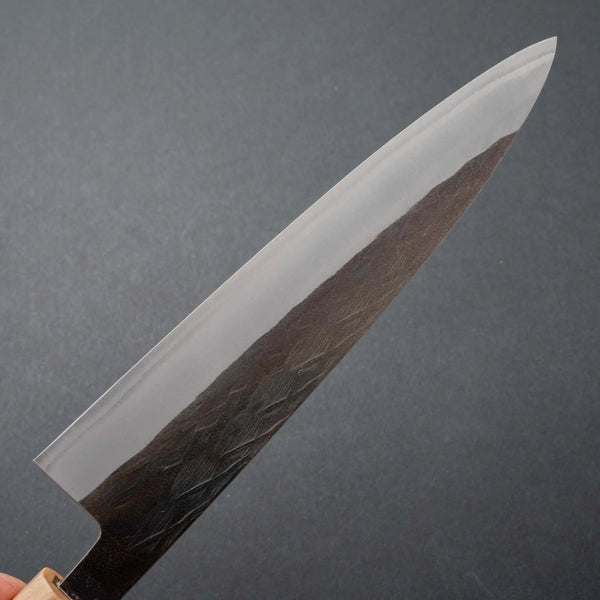 Hitohira TD Blue #2 Stainless Clad Kurouchi Gyuto 165mm Walnut Handle - Tetogi