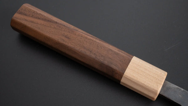 Hitohira TD Blue #2 Stainless Clad Kurouchi Gyuto 210mm Walnut Handle - Tetogi