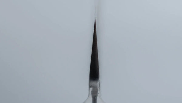 Hitohira TD Blue #2 Stainless Clad Nashiji Yo Paring 90mm Walnut Handle - Tetogi