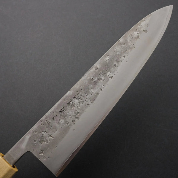 Hitohira TD SLD Nashiji Gyuto 210mm Walnut Handle - Tetogi