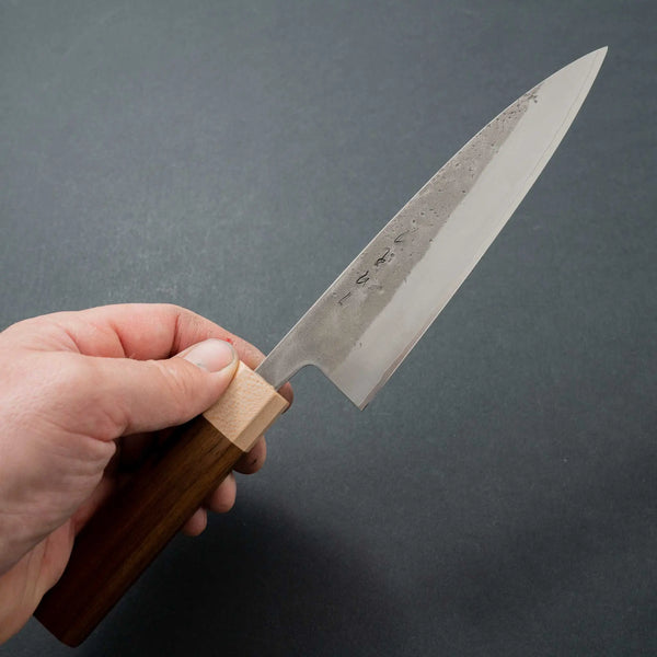 Hitohira TD SLD Nashiji Petty 150mm Walnut Handle - Tetogi