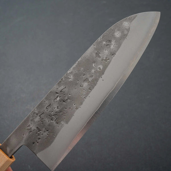 Hitohira TD SLD Nashiji Santoku 165mm Walnut Handle - Tetogi
