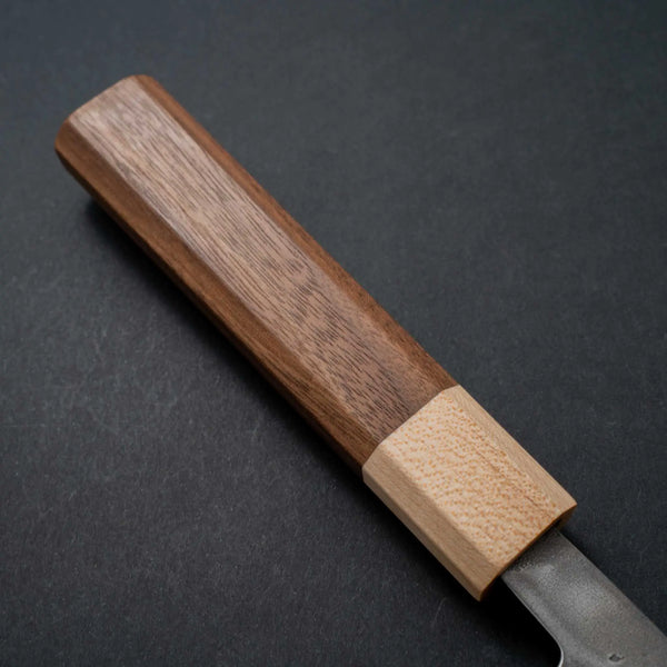 Hitohira TD SLD Nashiji Santoku 165mm Walnut Handle - Tetogi