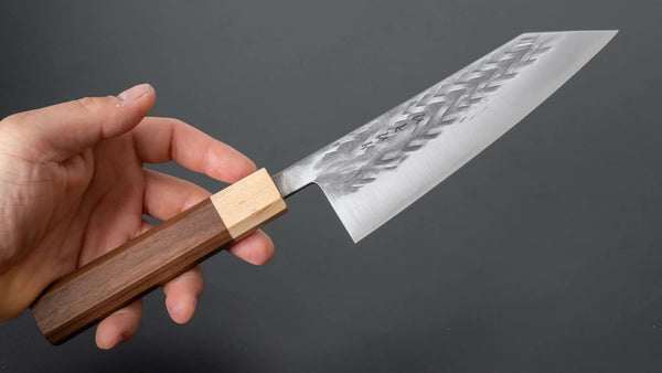 Hitohira TD SLD Tsuchime Bunka 170mm Walnut Handle - Tetogi