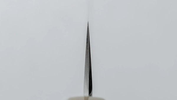 Hitohira Togashi Blue #1 Stainless Clad Migaki Petty 165mm Taihei Ebony Handle - Tetogi