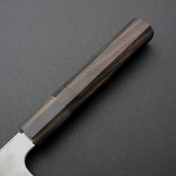 Hitohira Togashi White #1 Damascus Yanagiba 300mm Ebony Handle (Saya) - Tetogi