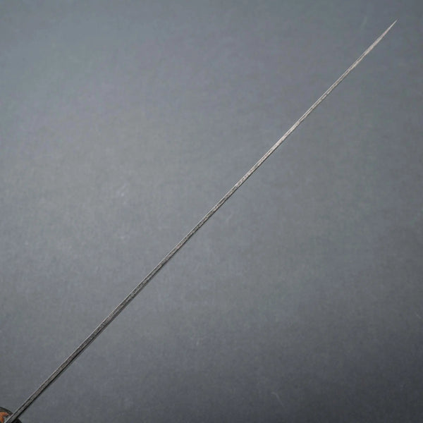 Hitohira Togashi White #1 Kurouchi Damascus Gyuto 240mm Burnt Yakusugi Handle - Tetogi